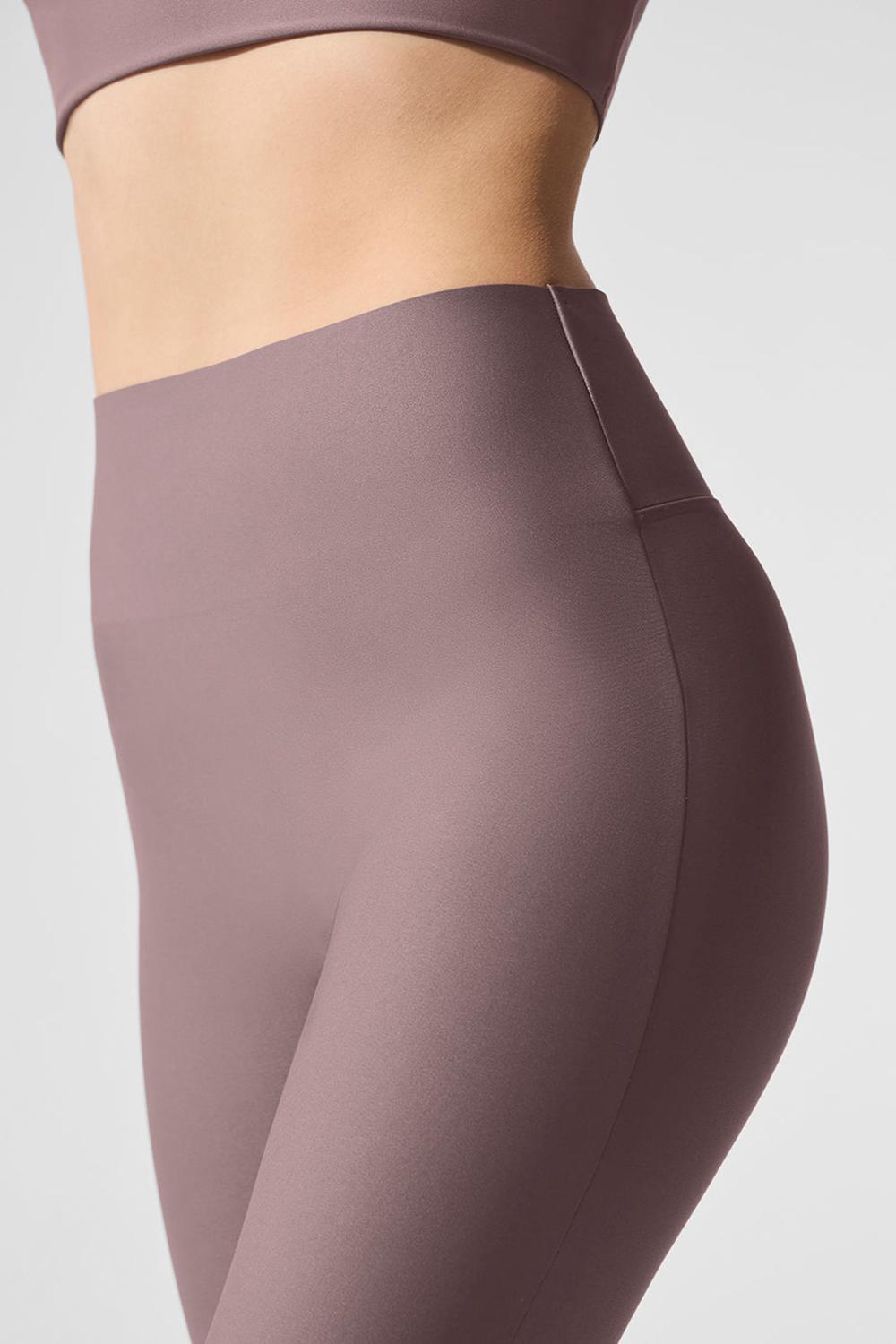Leggins Alo Yoga Airlift High-Waist Sleek Mujer Mushroom | Mexico  RHY-534671