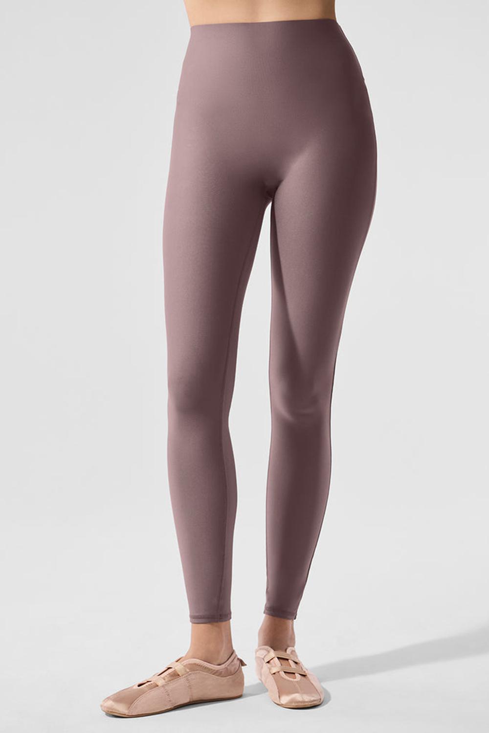 Leggins Alo Yoga Airlift High-Waist Sleek Mujer Mushroom | Mexico  RHY-534671