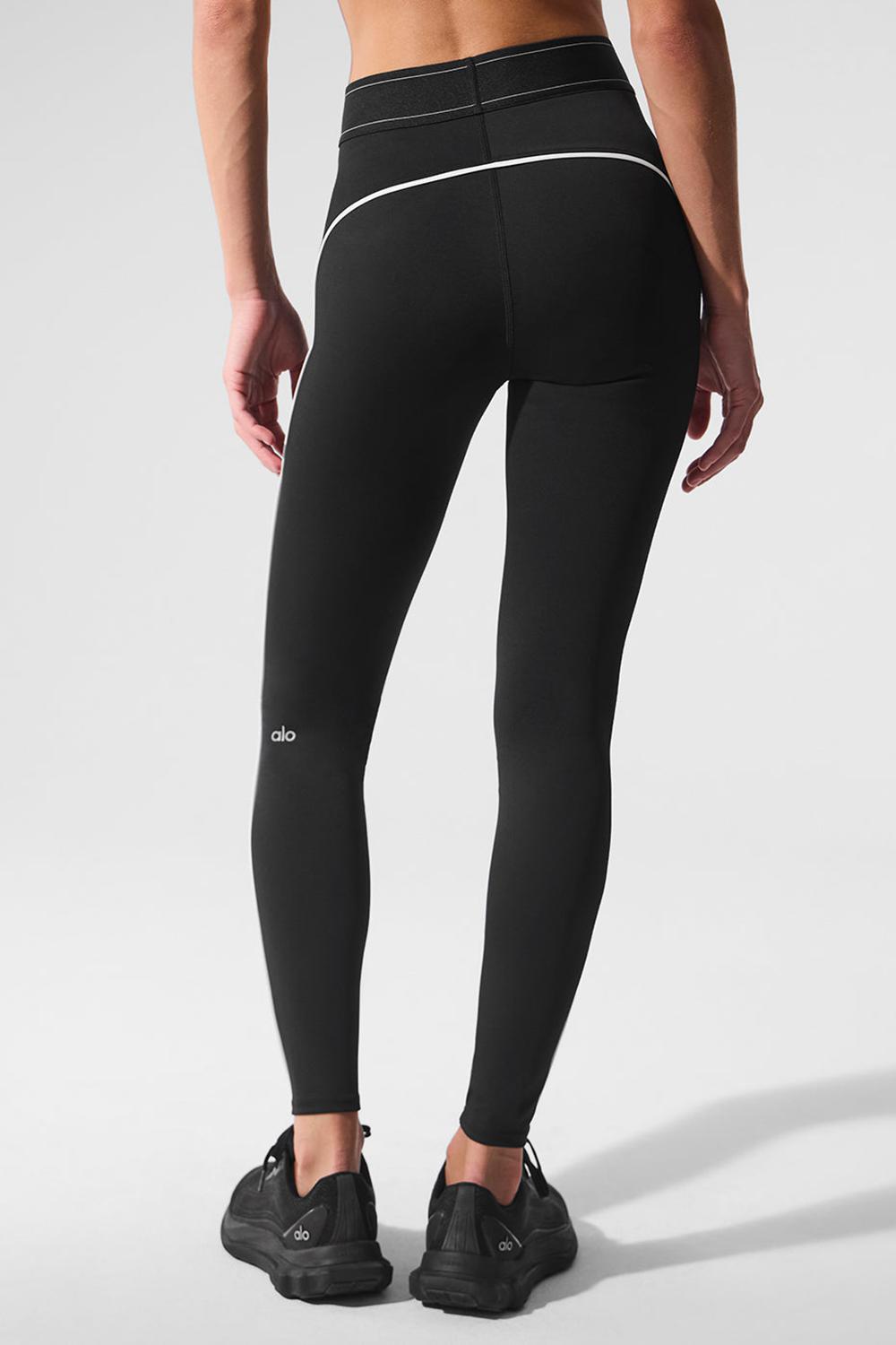 Leggins Alo Yoga Airlift High-Waist Suit Up Mujer Negros Blancos | Mexico  KUC-068291