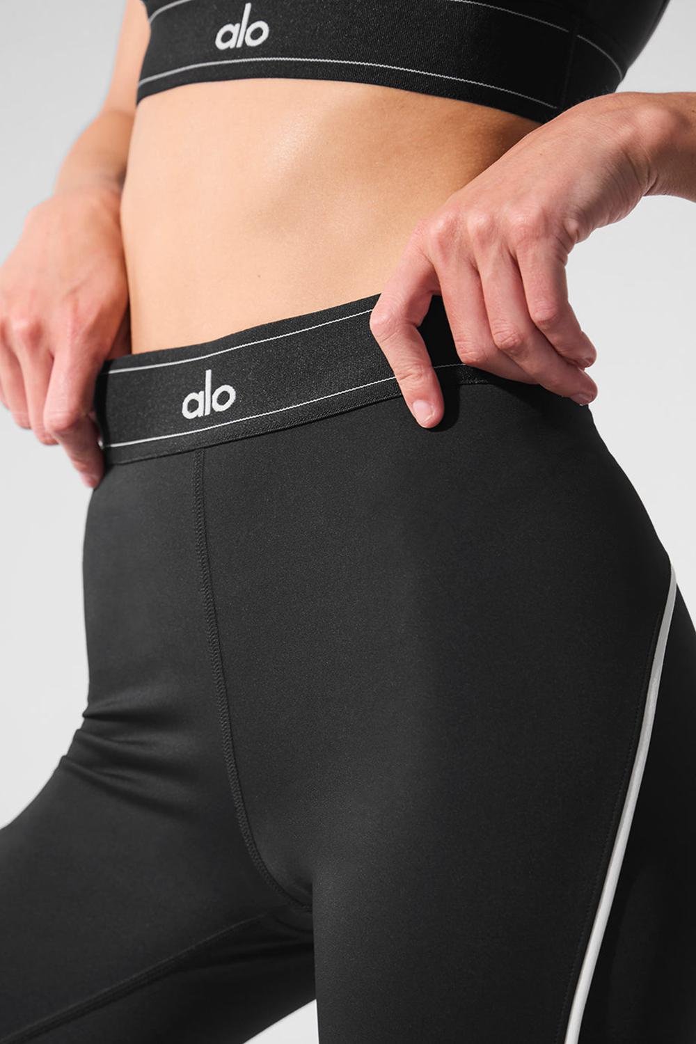 Leggins Alo Yoga Airlift High-Waist Suit Up Mujer Negros Blancos | Mexico  KUC-068291