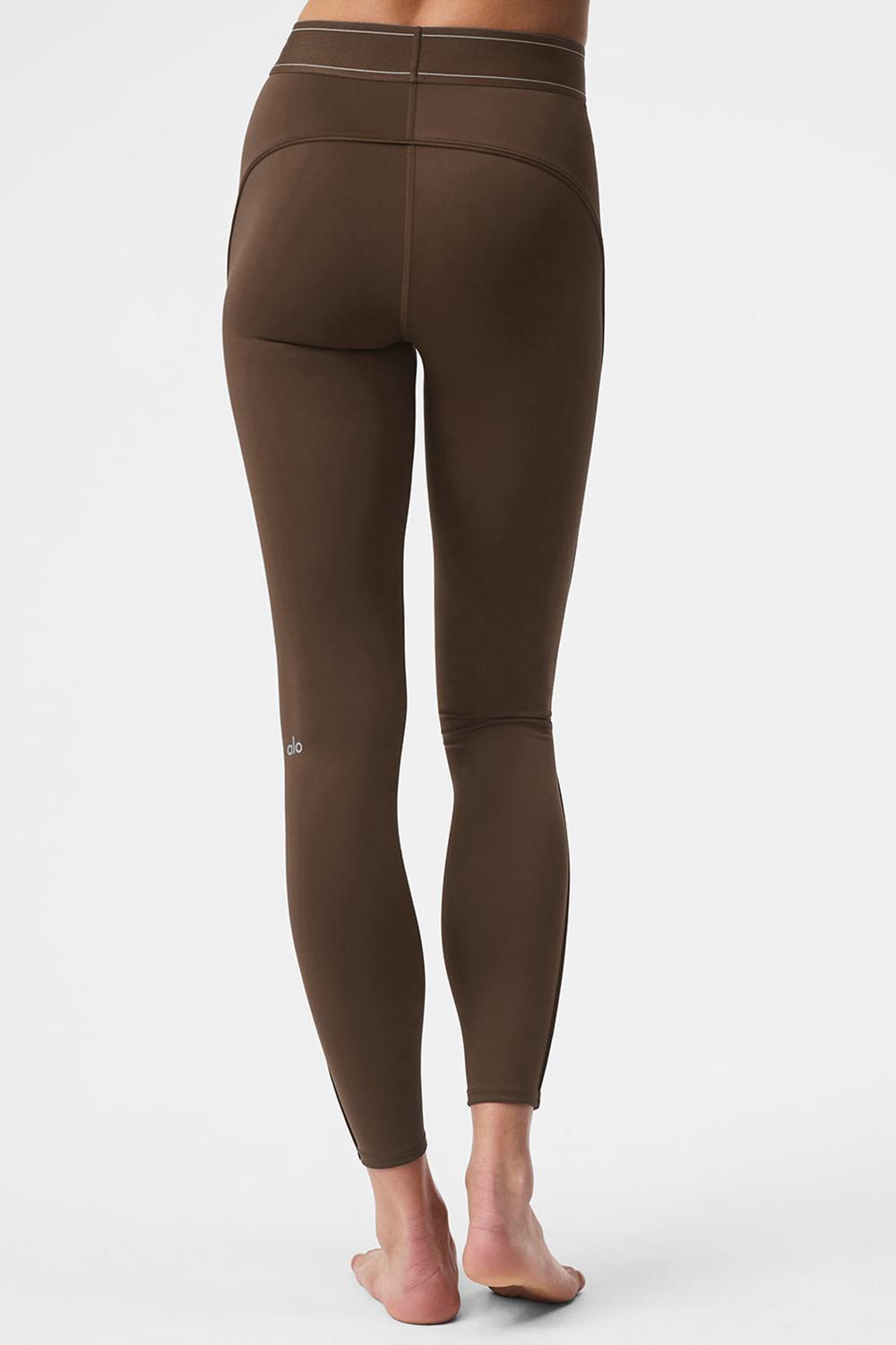 Leggins Alo Yoga Airlift High-Waist Suit Up Mujer Espresso | Mexico  IBN-205396