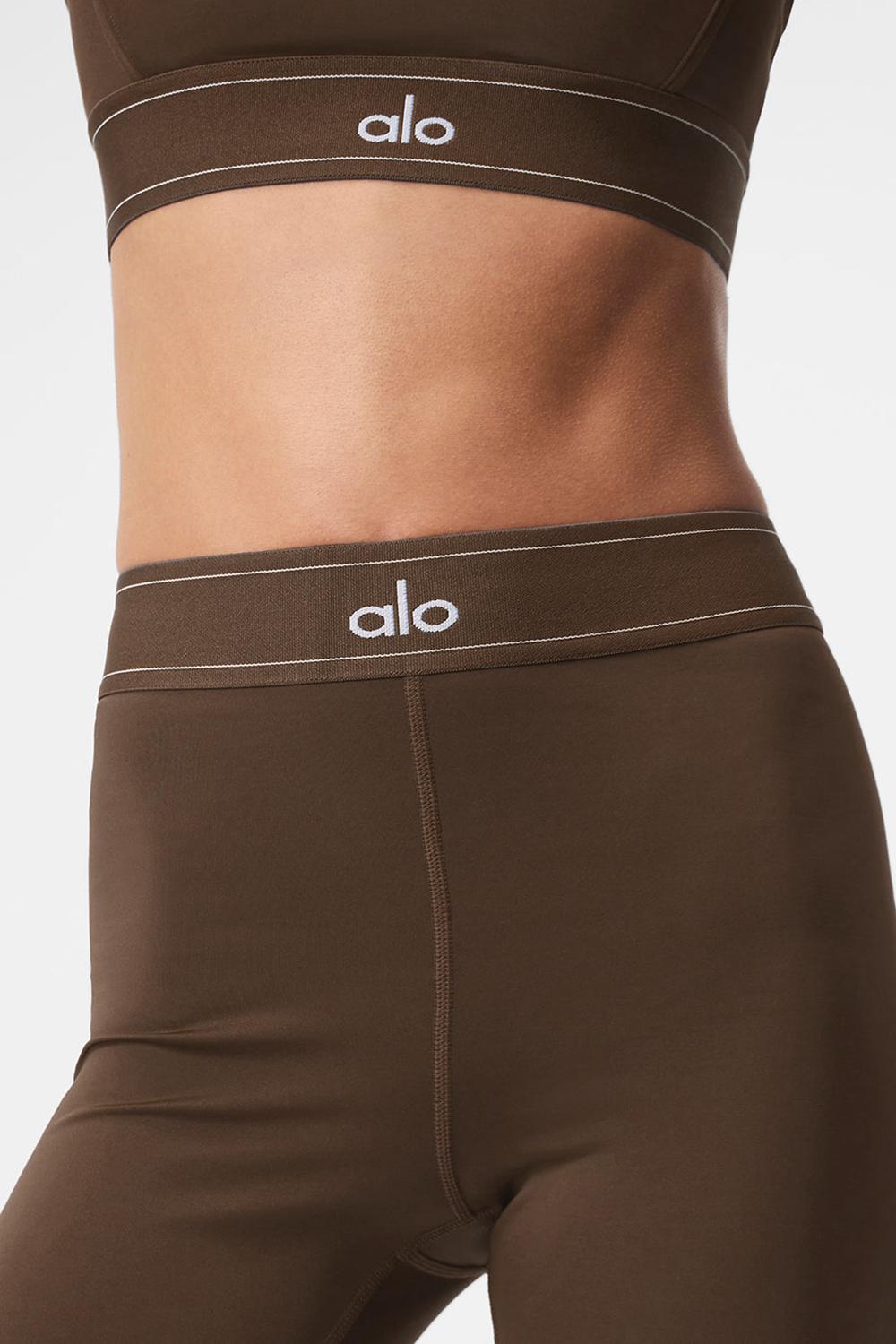 Leggins Alo Yoga Airlift High-Waist Suit Up Mujer Espresso | Mexico  IBN-205396