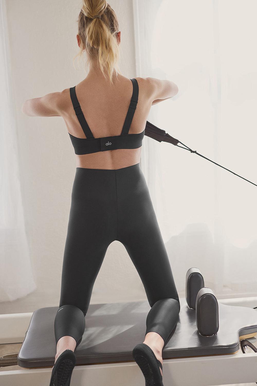 Leggins Alo Yoga Airlift Strength Extreme High-Waist 7/8 Mujer Negros | Mexico  PLC-469013