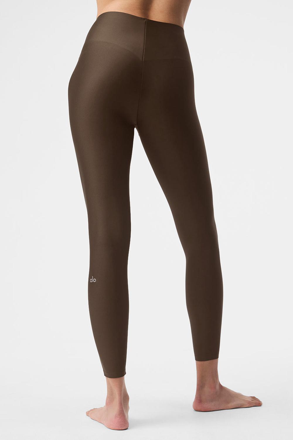 Leggins Alo Yoga Airlift Strength Extreme High-Waist 7/8 Mujer Espresso | Mexico  LNZ-618504