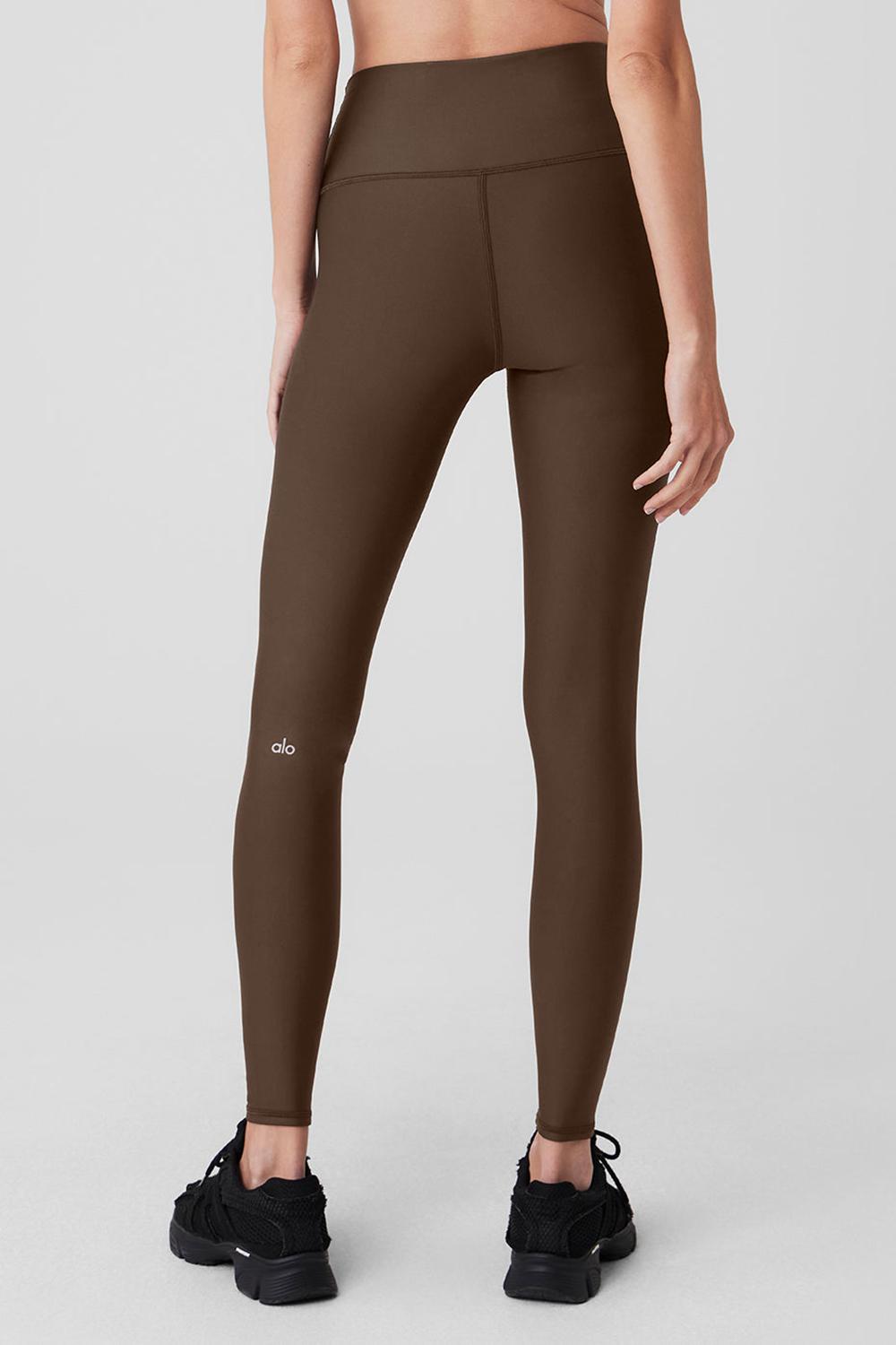 Leggins Alo Yoga Airlift Winter Warm High-Waist Mujer Espresso | Mexico  RSX-879650
