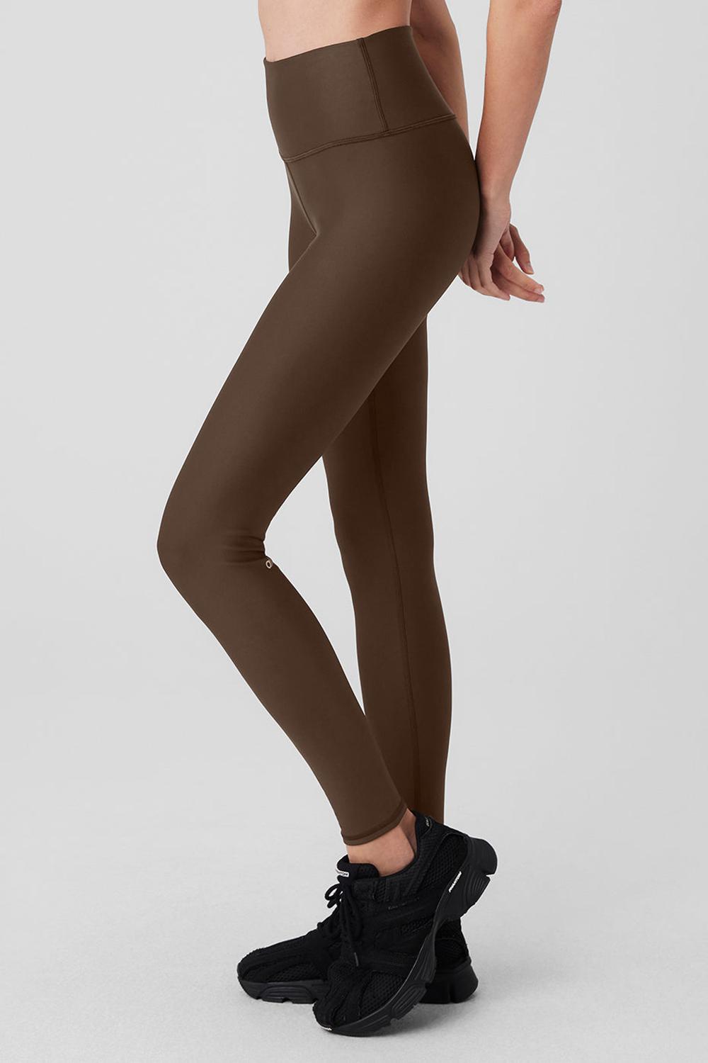 Leggins Alo Yoga Airlift Winter Warm High-Waist Mujer Espresso | Mexico  RSX-879650