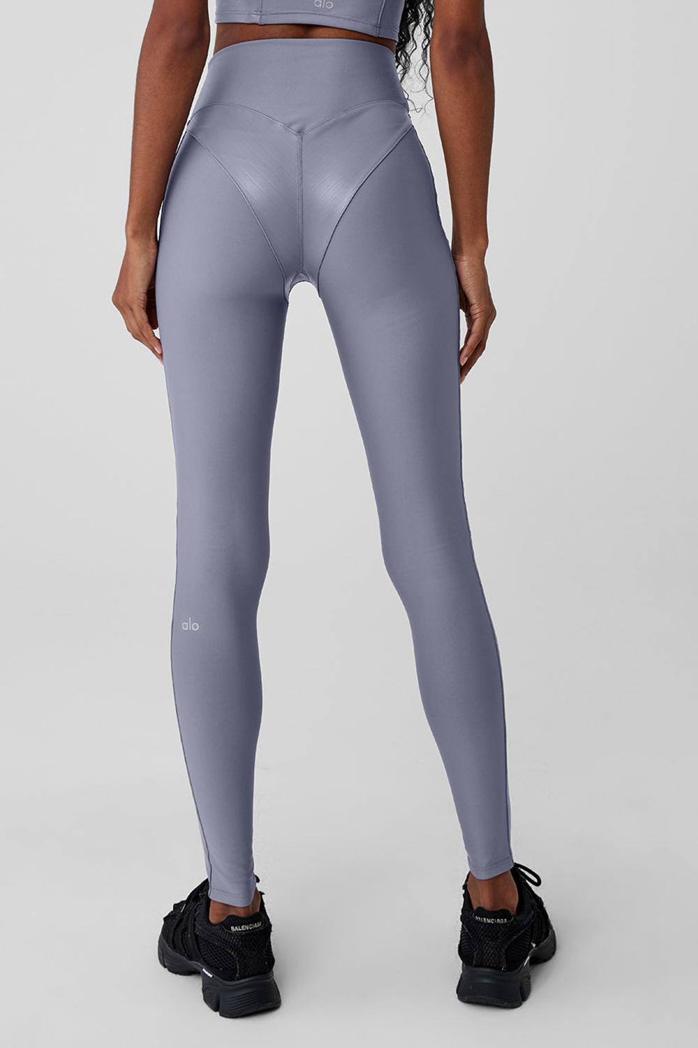 Leggins Alo Yoga Airlift Winter Warm High-Waist Supermoto Mujer Fog | Mexico  BFL-510978