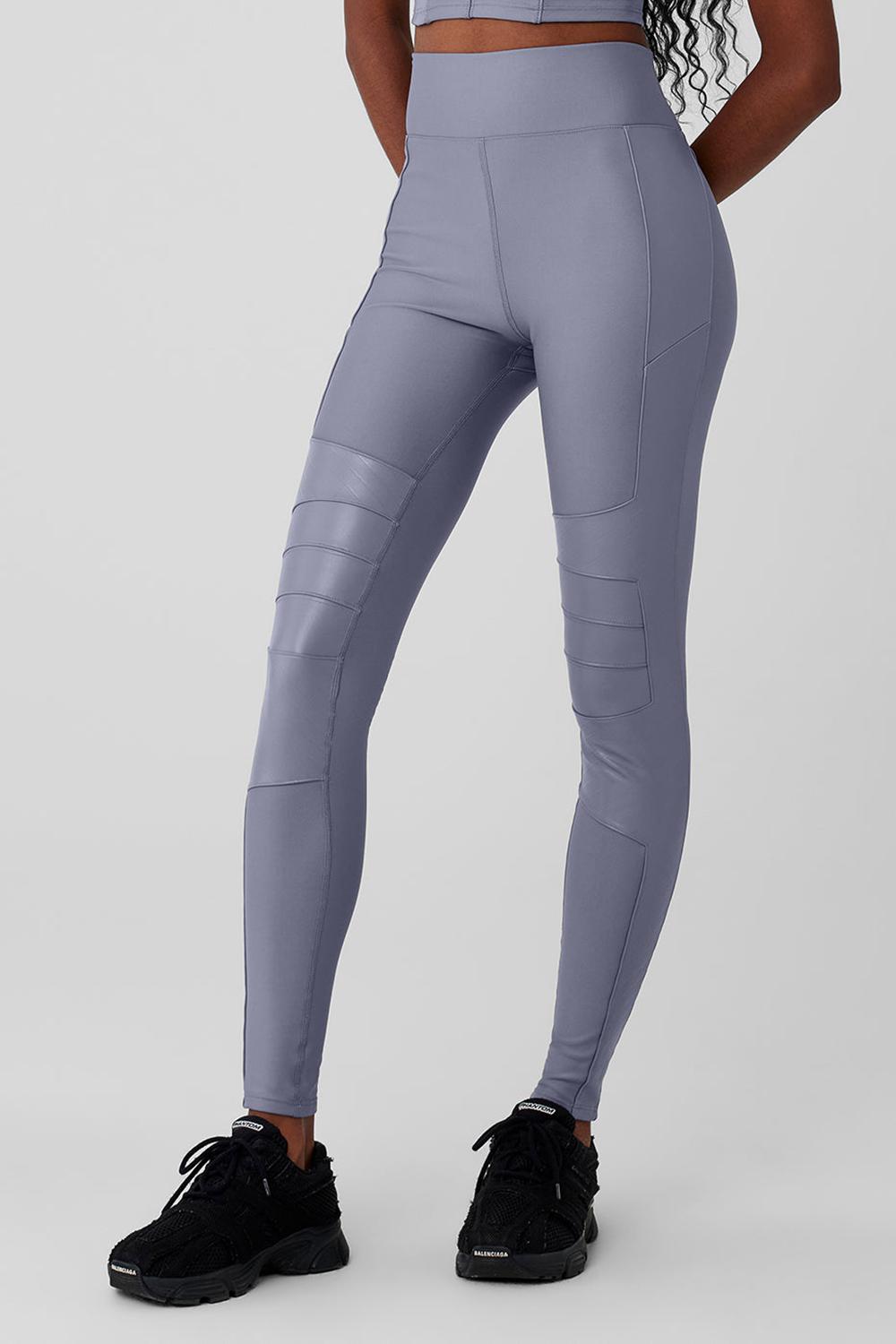 Leggins Alo Yoga Airlift Winter Warm High-Waist Supermoto Mujer Fog | Mexico  BFL-510978