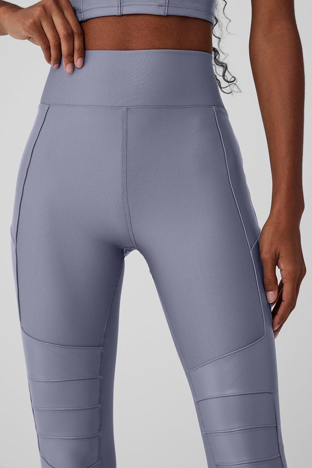 Leggins Alo Yoga Airlift Winter Warm High-Waist Supermoto Mujer Fog | Mexico  BFL-510978