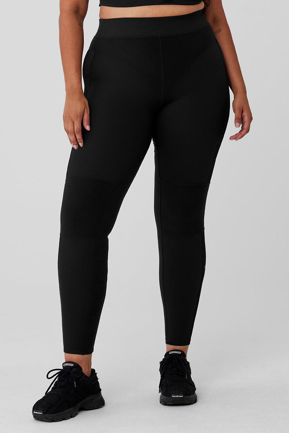 Leggins Alo Yoga Alosoft High-Waist Head Start Mujer Negros | Mexico  YFA-945162