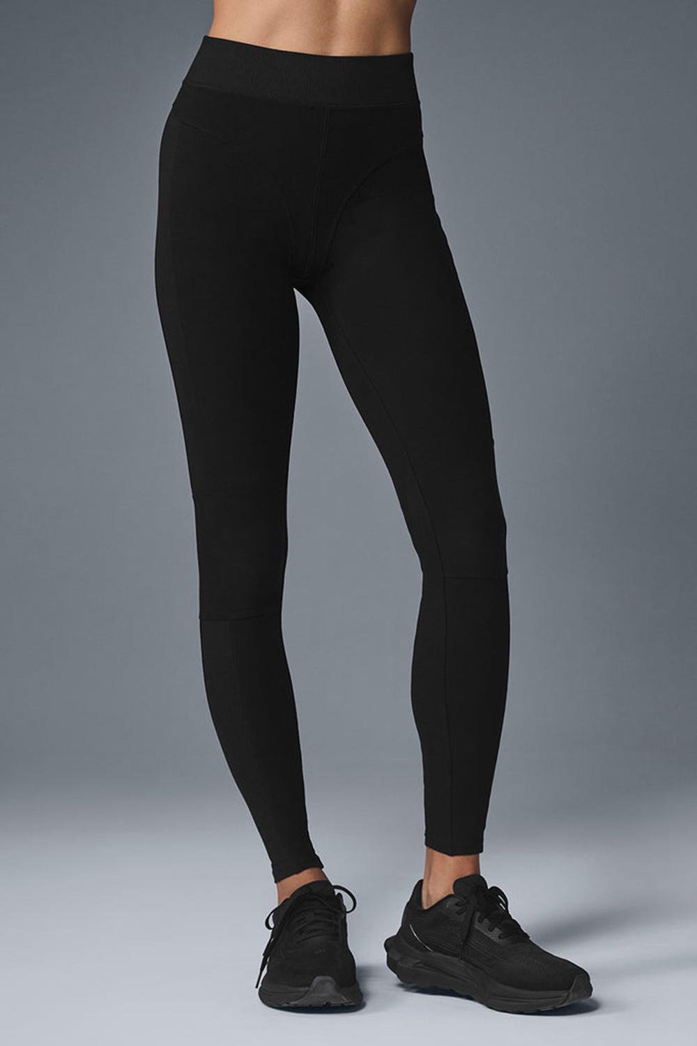 Leggins Alo Yoga Alosoft High-Waist Head Start Mujer Negros | Mexico  YFA-945162