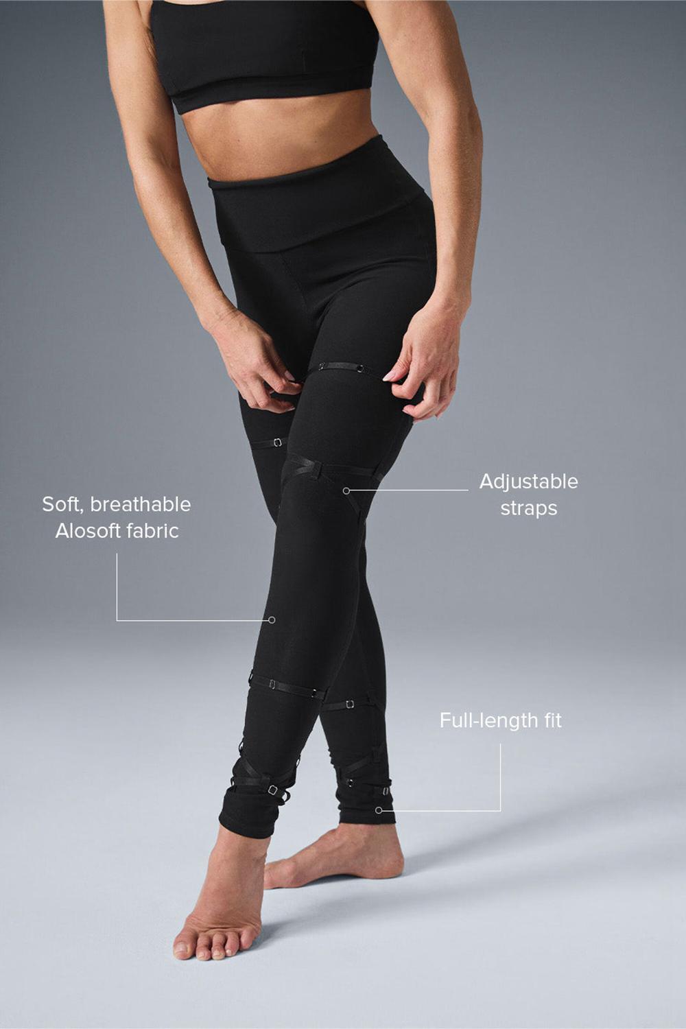 Leggins Alo Yoga Alosoft High-Waist Spotlight Mujer Negros | Mexico  MAY-175638