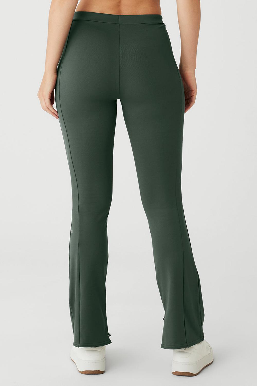 Leggins Alo Yoga High-Waist 7/8 Zip It Flare Mujer Azules | Mexico  QCP-926540