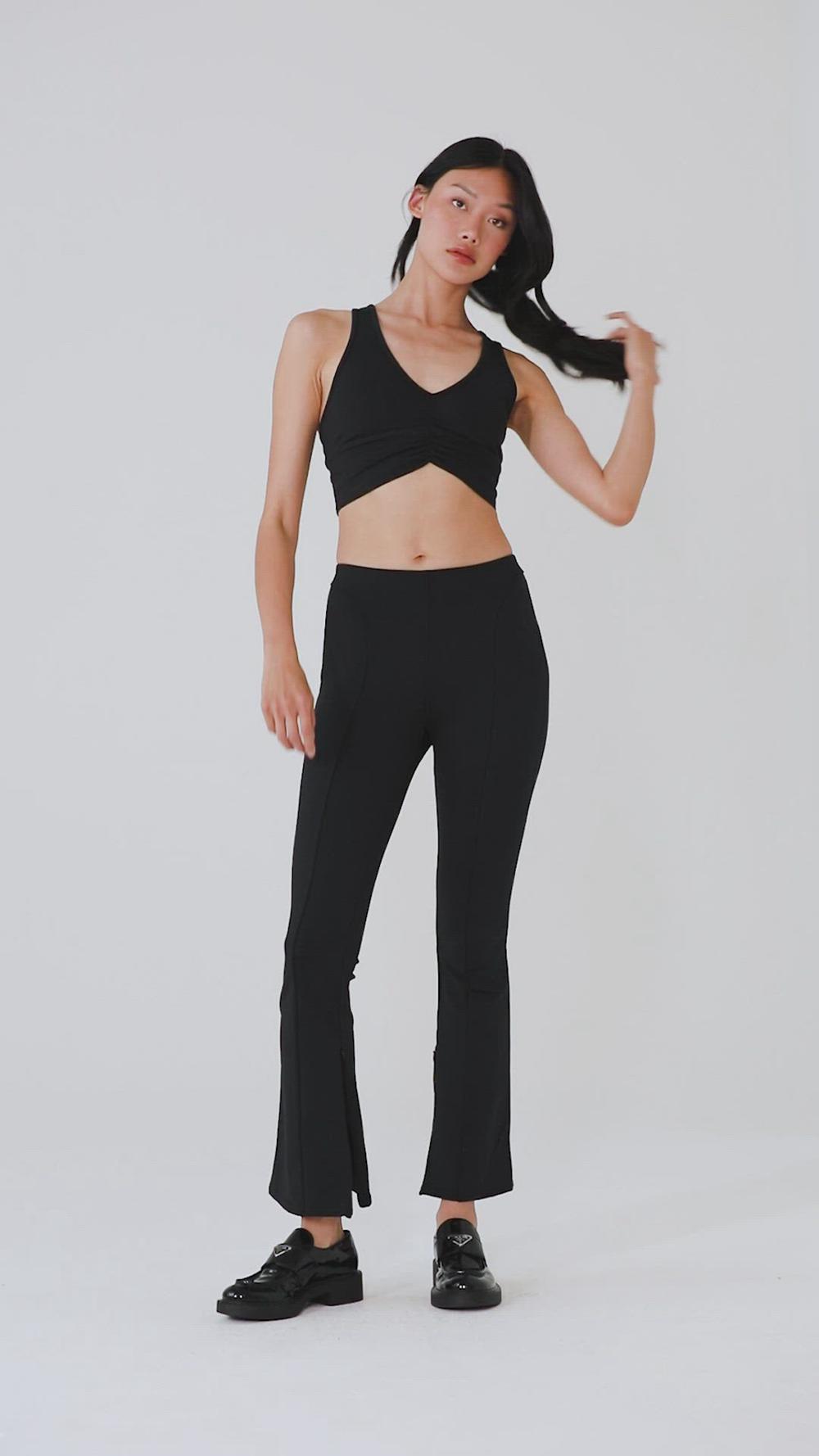 Leggins Alo Yoga High-Waist 7/8 Zip It Flare Mujer Azules | Mexico  QCP-926540
