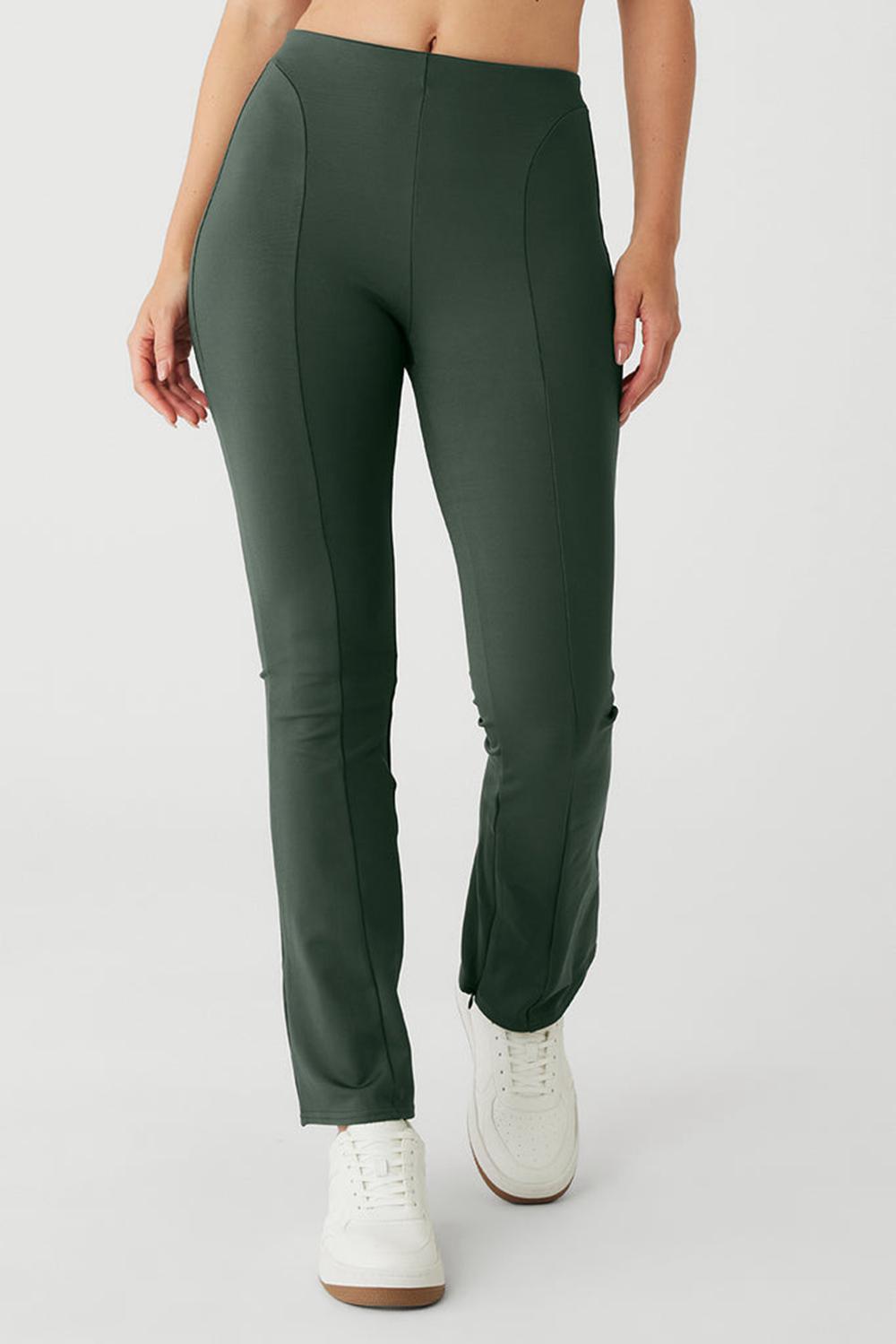 Leggins Alo Yoga High-Waist 7/8 Zip It Flare Mujer Azules | Mexico  QCP-926540