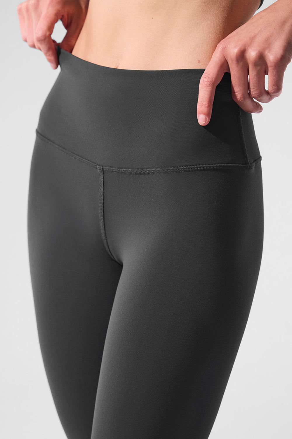 Leggins Alo Yoga High-Waist Airbrush Bottoms Mujer Anthracite | Mexico  WOL-142083