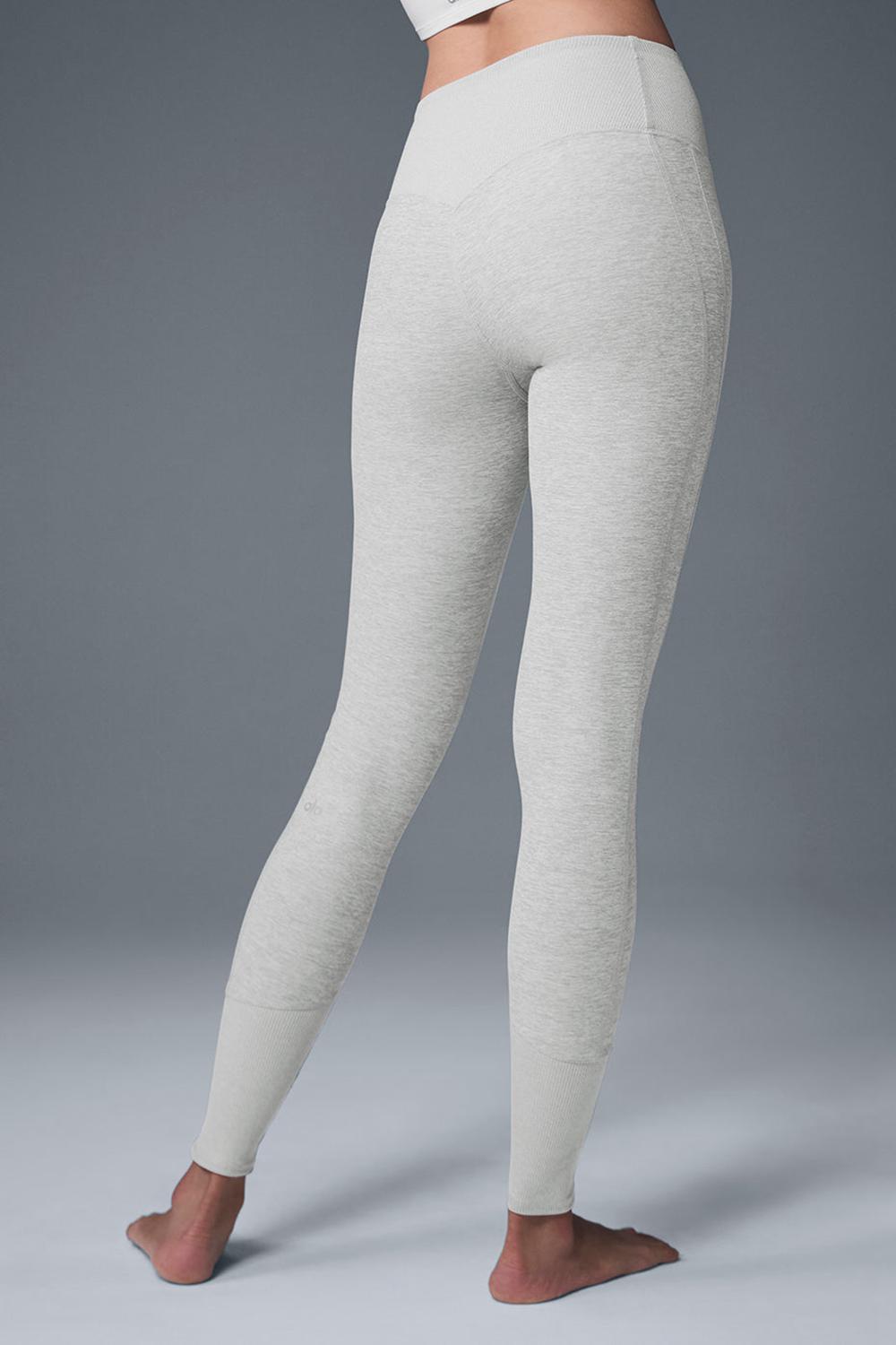Leggins Alo Yoga High-Waist Alosoft Lounge Mujer Grises | Mexico  AWH-409713