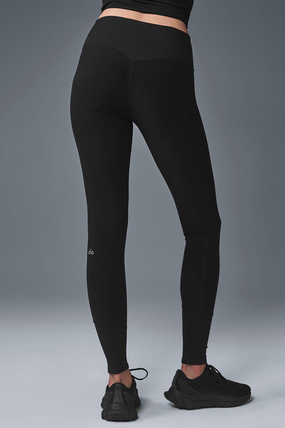 Leggins Alo Yoga High-Waist Alosoft Lounge Mujer Negros | Mexico  WEU-261054