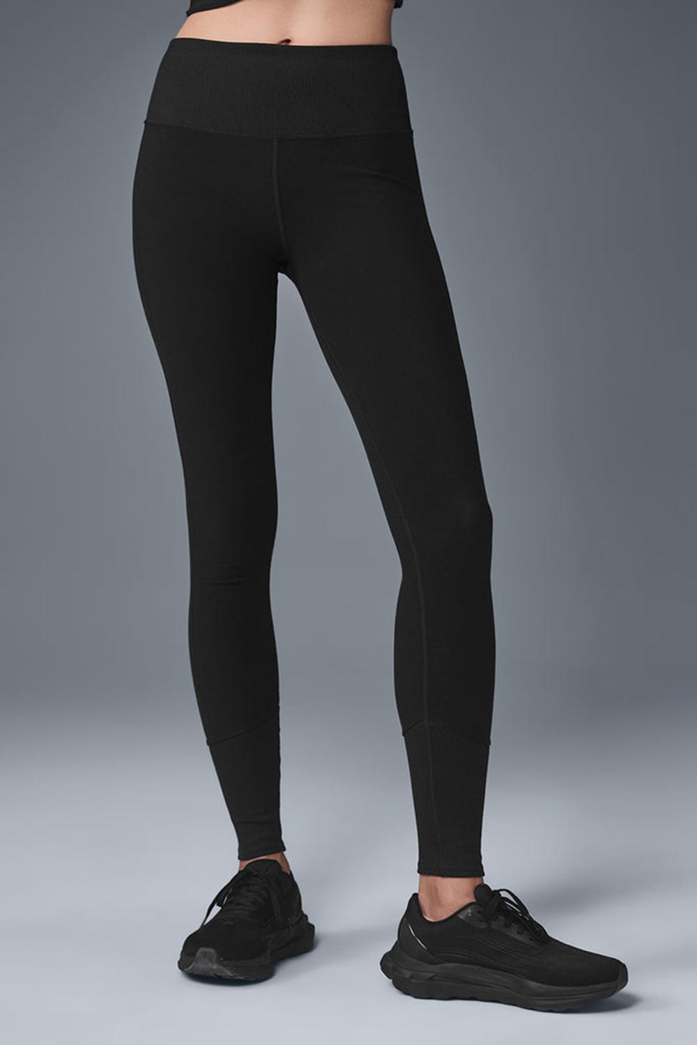 Leggins Alo Yoga High-Waist Alosoft Lounge Mujer Negros | Mexico  WEU-261054