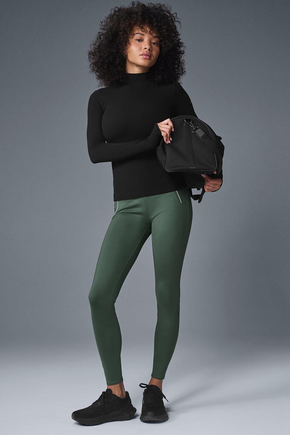 Leggins Alo Yoga High-Waist Thrill Seeker Mujer Azules | Mexico  YLN-356190