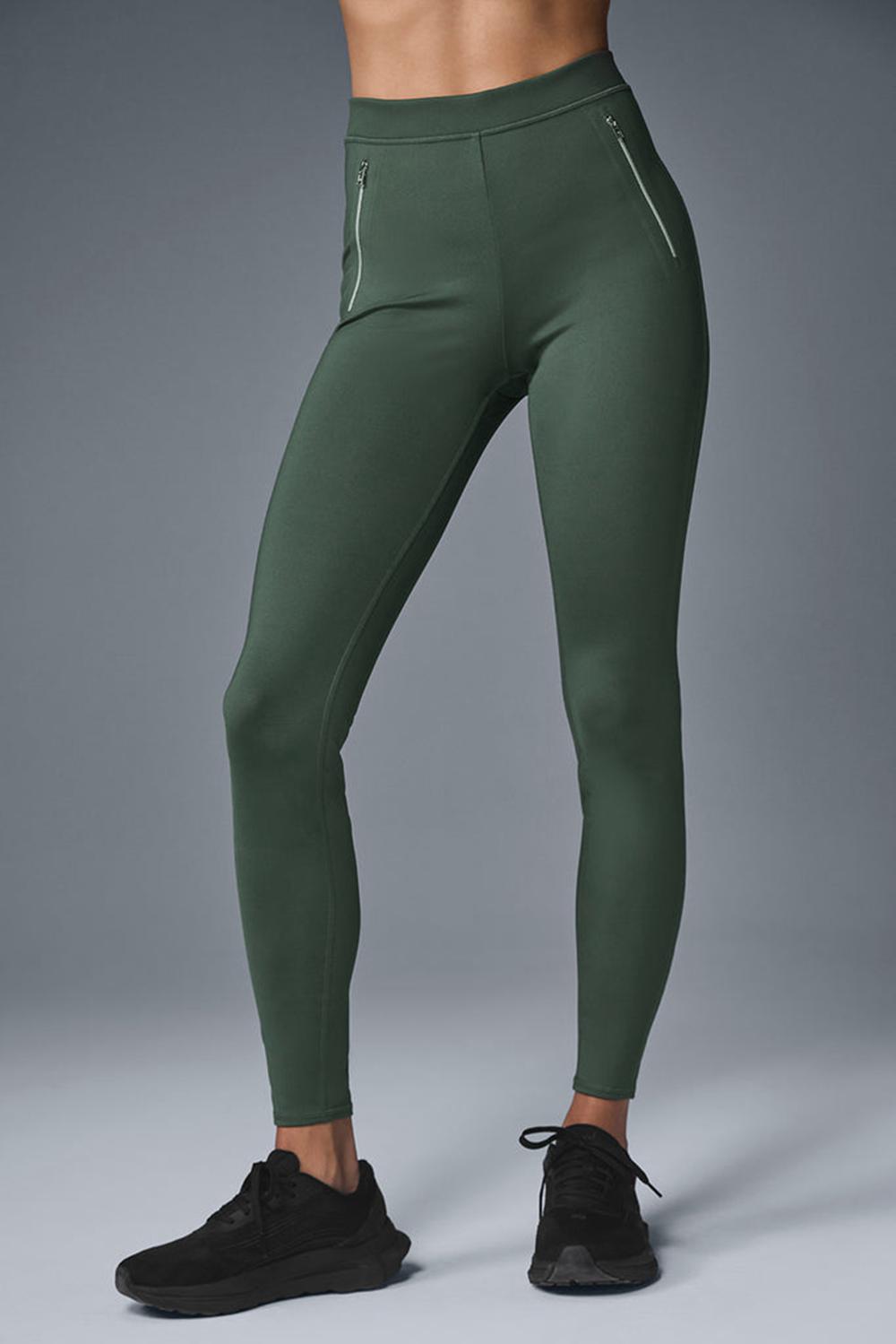 Leggins Alo Yoga High-Waist Thrill Seeker Mujer Azules | Mexico  YLN-356190