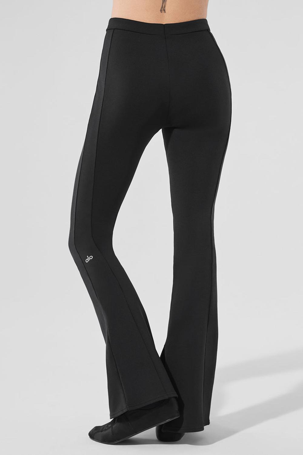 Leggins Alo Yoga High-Waist Zip It Flare Mujer Negros | Mexico  SAH-930745