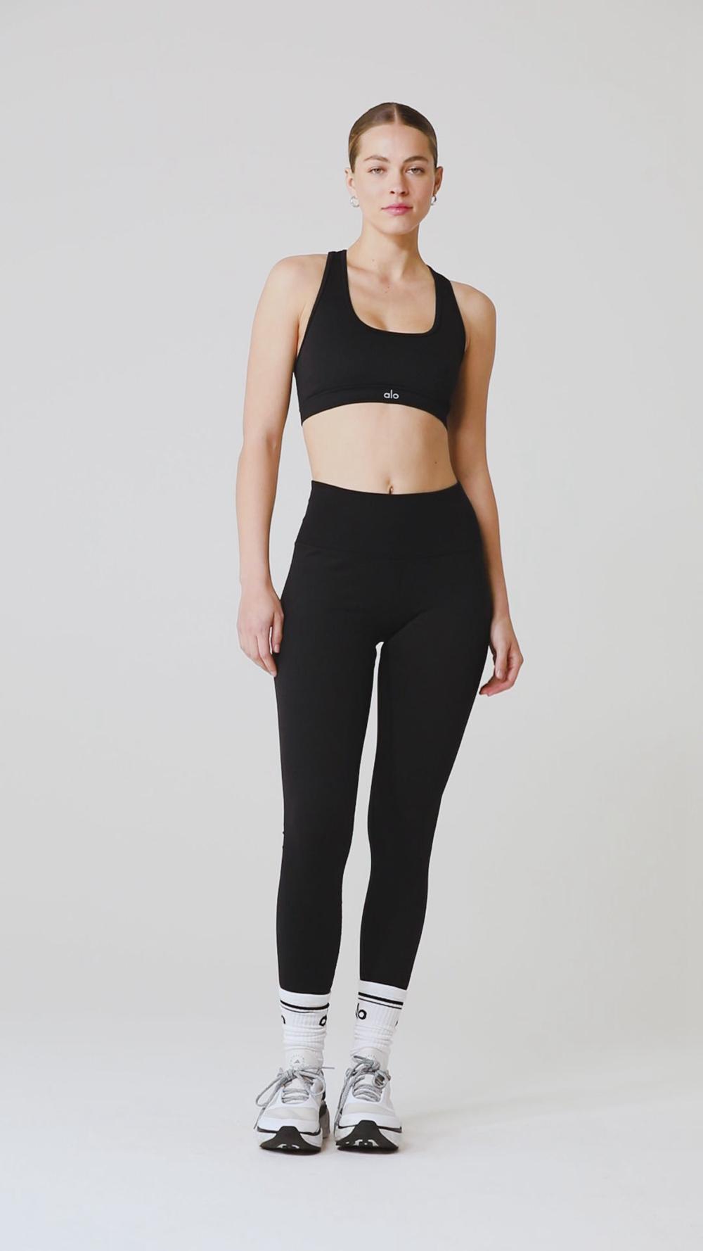 Leggins Alo Yoga Seamless High-Waist Ribbed Mujer Verdes | Mexico  DZC-647815