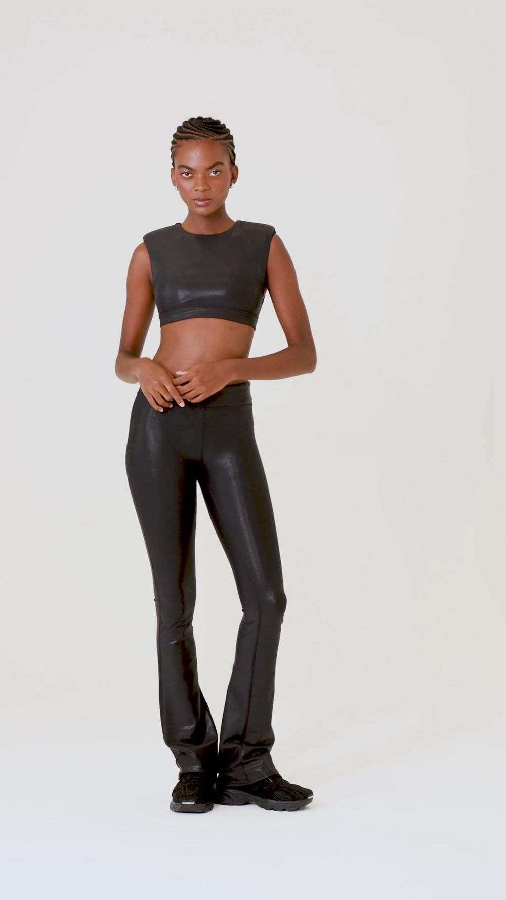 Leggins Alo Yoga Super Shine Low-Rise Bootcut Mujer Verdes | Mexico  JUC-513267