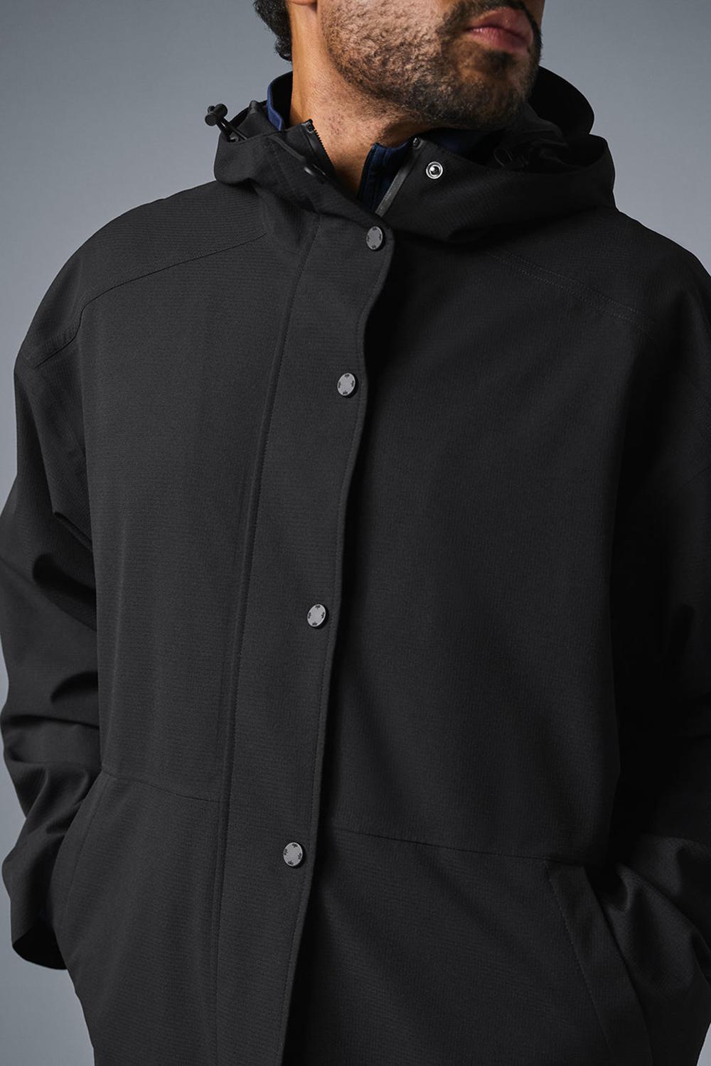 Long Coat Alo Yoga Rain Or Shine Hombre Negros | Mexico  NMY-573894