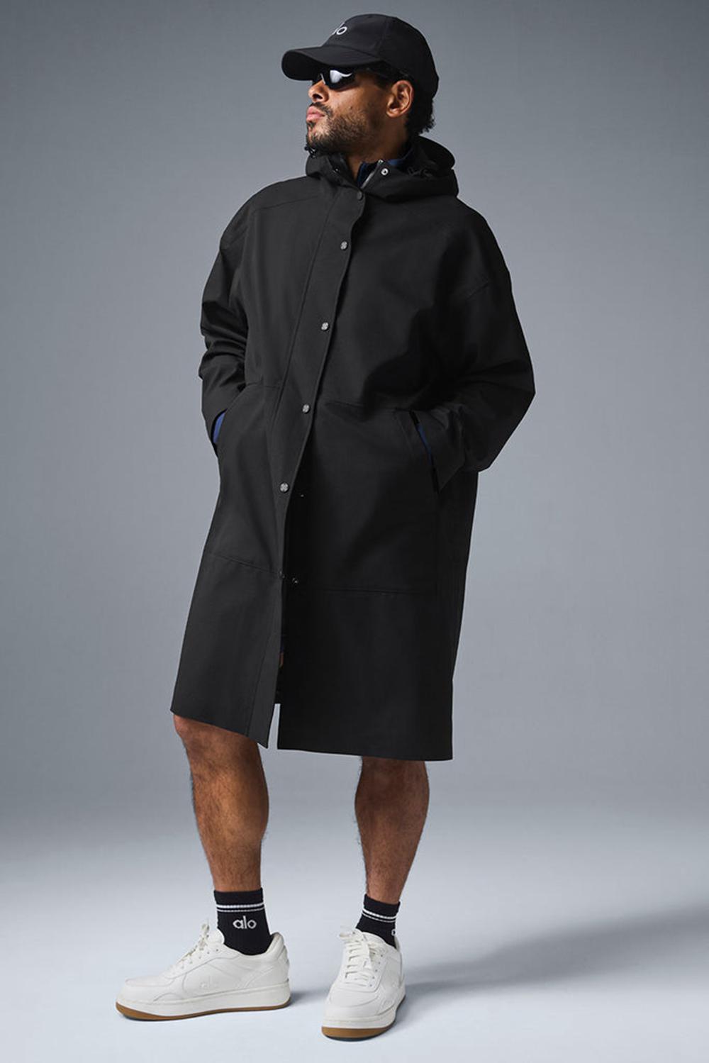 Long Coat Alo Yoga Rain Or Shine Hombre Negros | Mexico  NMY-573894
