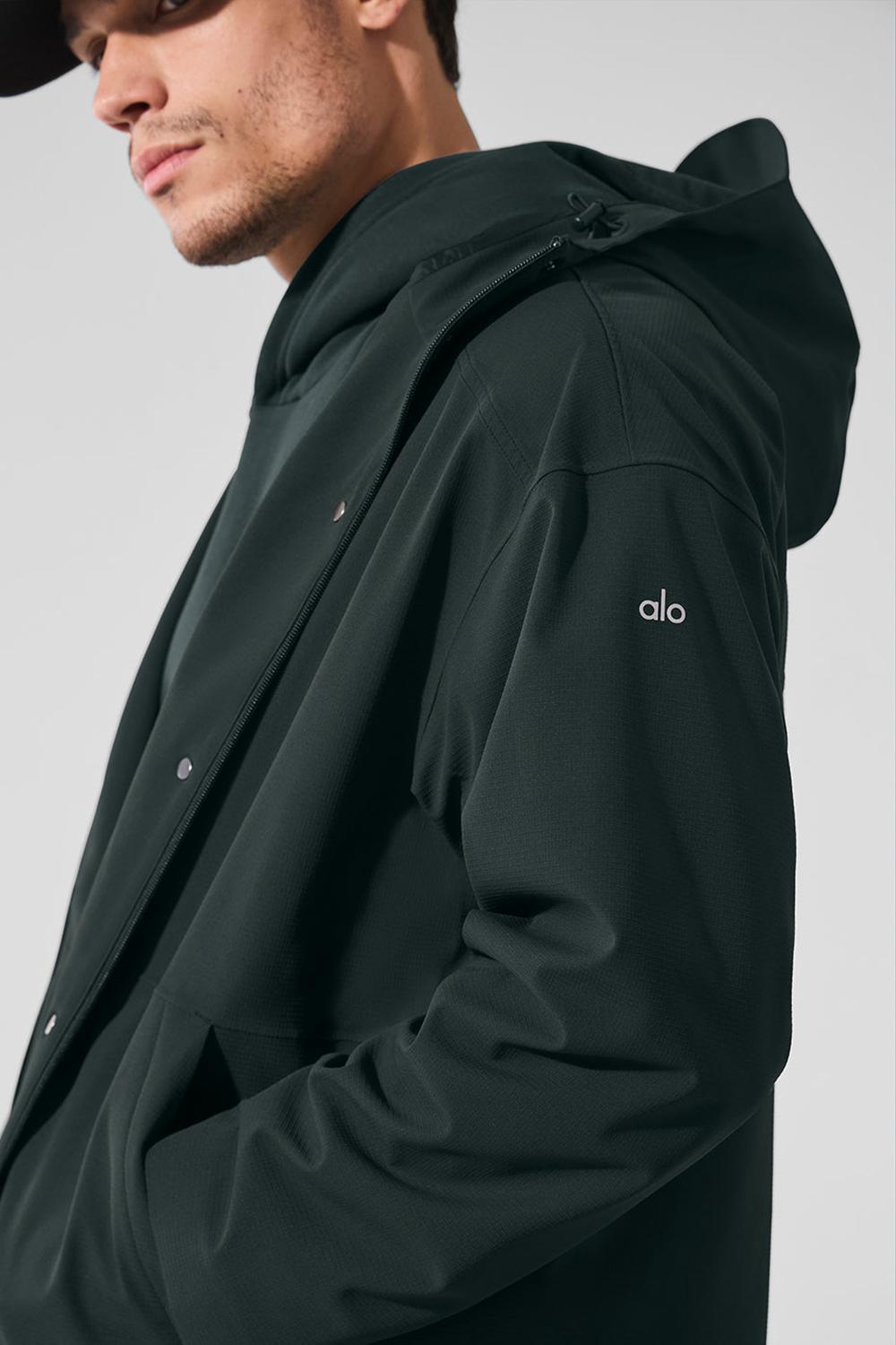 Long Coat Alo Yoga Rain Or Shine Hombre Verdes | Mexico  TOU-108576