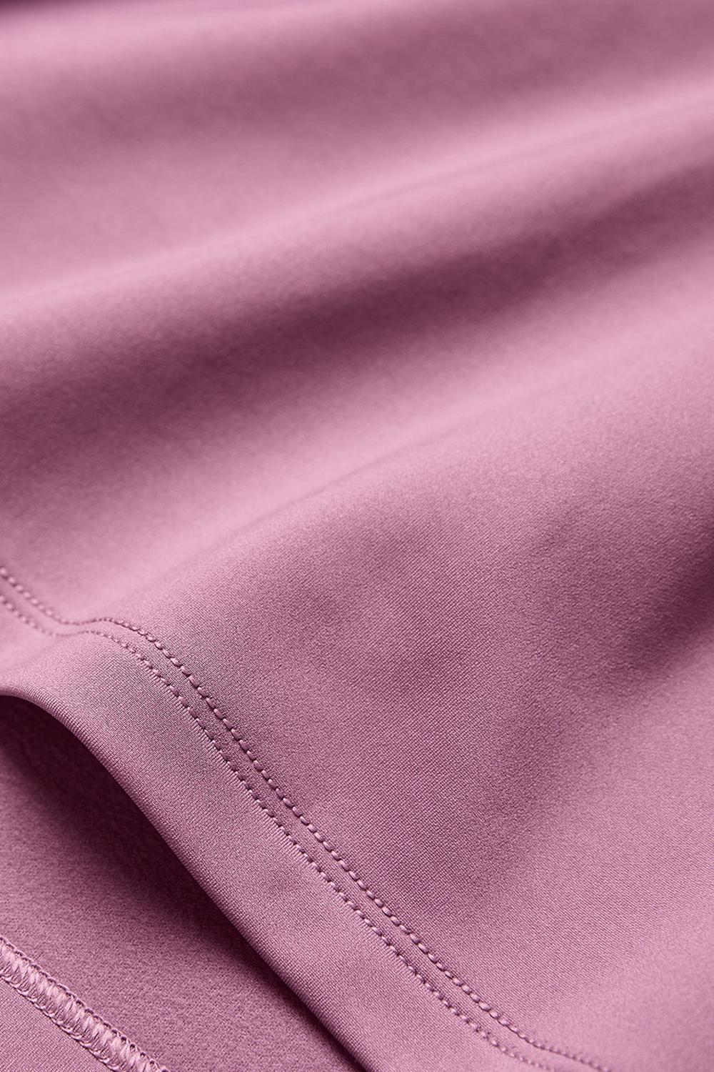 Manga Larga Alo Yoga Airlift Winter Warm 1/4 Zip Mujer Soft Mulberry | Mexico  SJT-074136