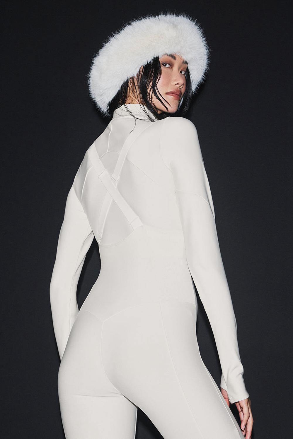 Manga Larga Alo Yoga Airlift Winter Warm Ski Time Mujer Ivory | Mexico  VYH-540913