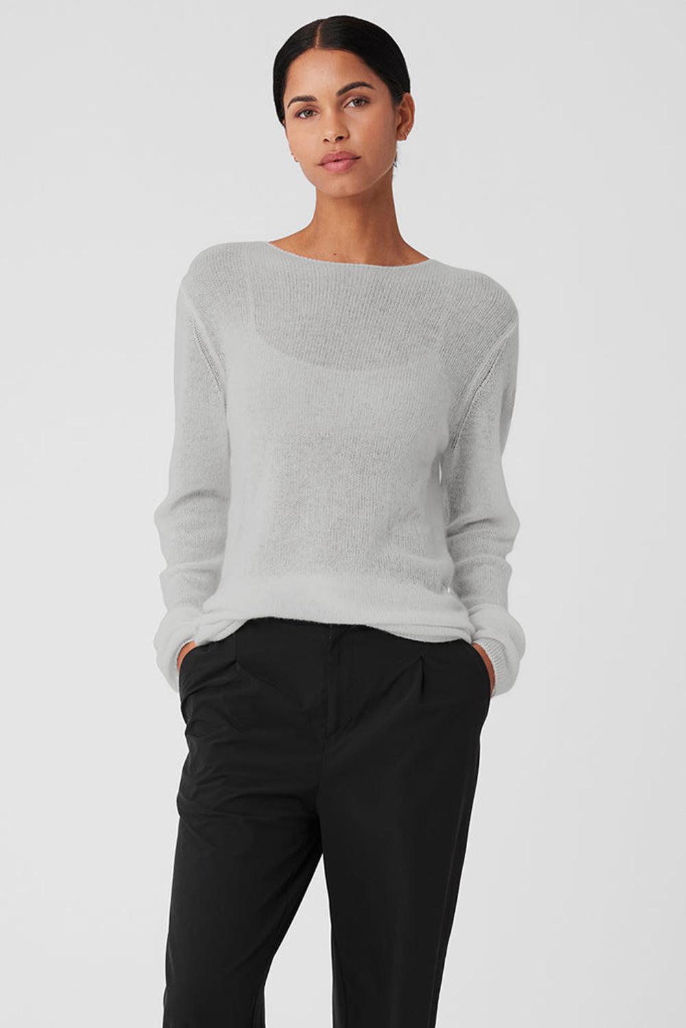 Manga Larga Alo Yoga Cashmere Reform Mujer Grises | Mexico  HEK-094285