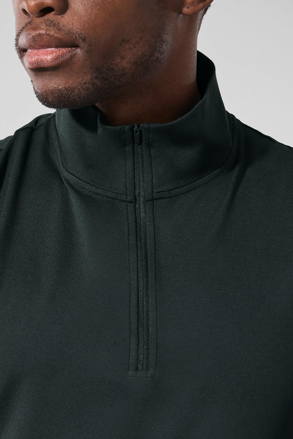 Manga Larga Alo Yoga Conquer 1/4 Zip Reform Hombre Verdes | Mexico  OLS-863759
