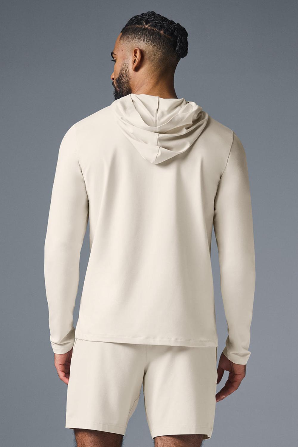Manga Larga Alo Yoga Conquer Reform With Hood Hombre Bone | Mexico  LSC-637419