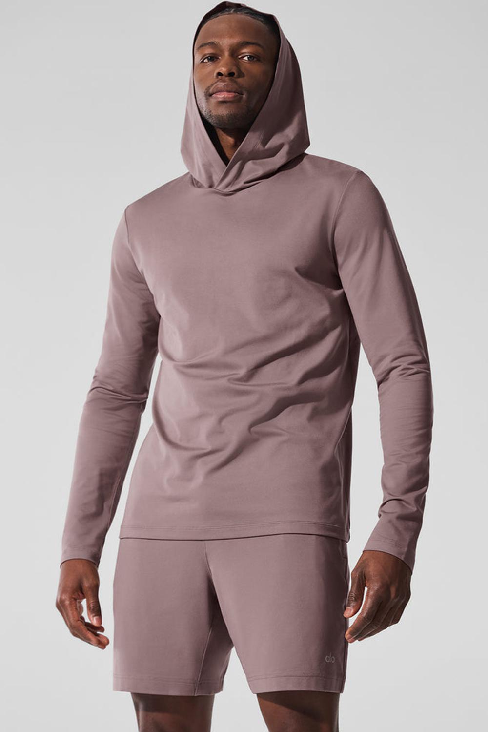 Manga Larga Alo Yoga Conquer Reform With Hood Hombre Mushroom | Mexico  SBL-081927