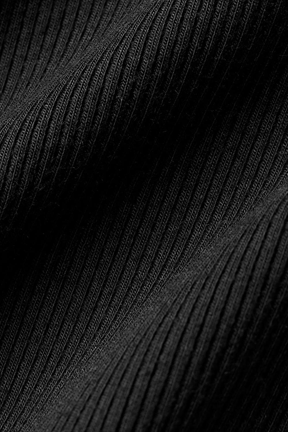 Manga Larga Alo Yoga Ribbed Mesmerize Mujer Negros | Mexico  CAH-312690