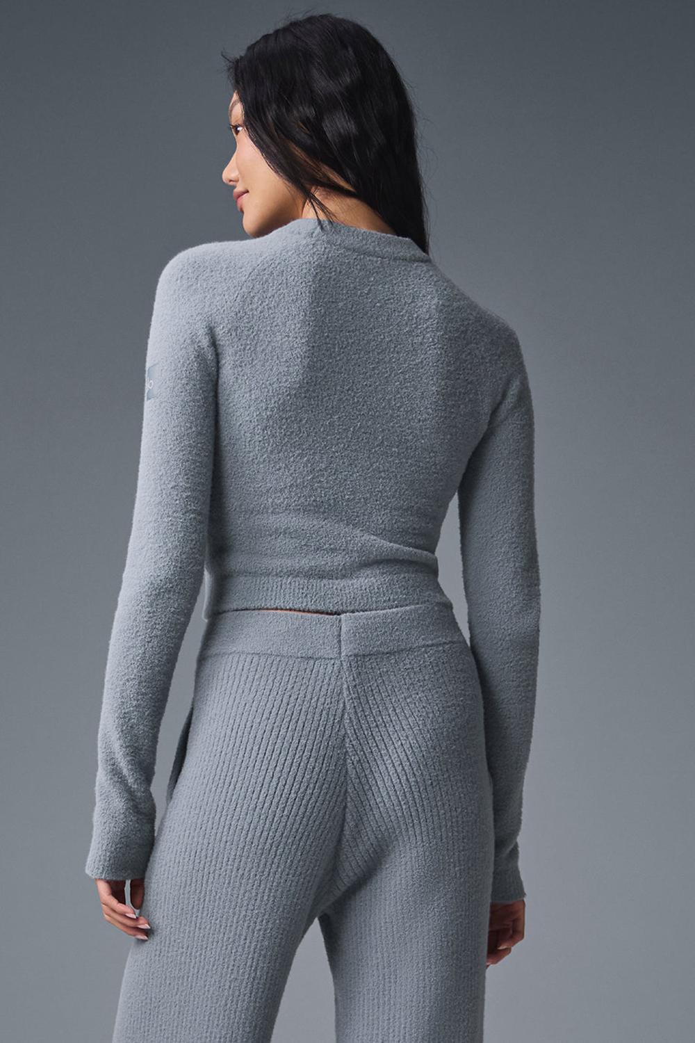 Manga Larga Alo Yoga Snuggle Up Mujer Grises | Mexico  XEU-950147