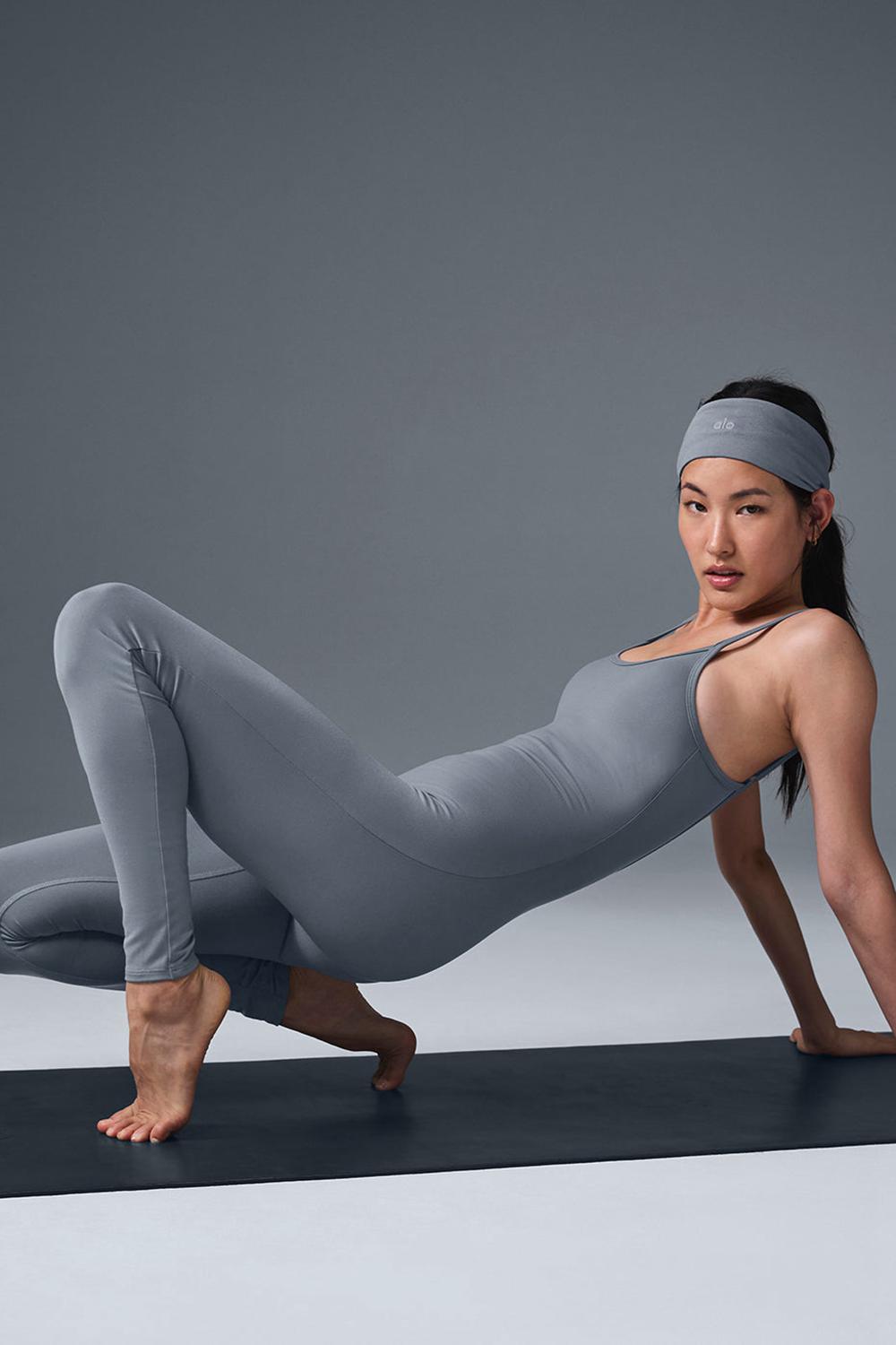 Onesies Alo Yoga Airbrush One And Done Mujer Grises | Mexico  DOG-610492