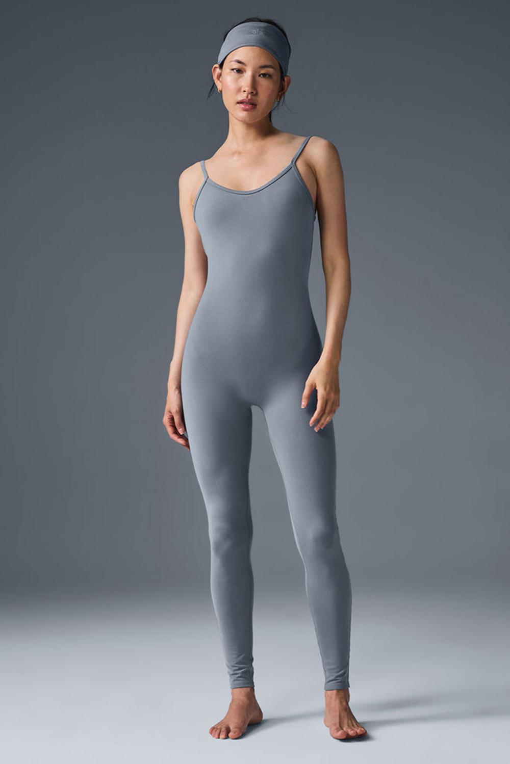 Onesies Alo Yoga Airbrush One And Done Mujer Grises | Mexico  DOG-610492