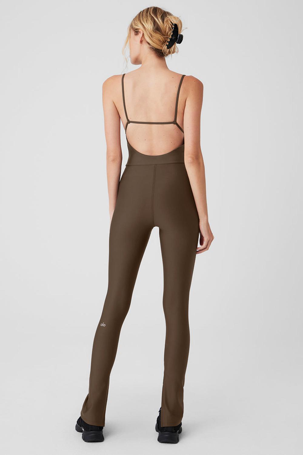 Onesies Alo Yoga Airlift Disco Daze Mujer Espresso | Mexico  KEG-852716