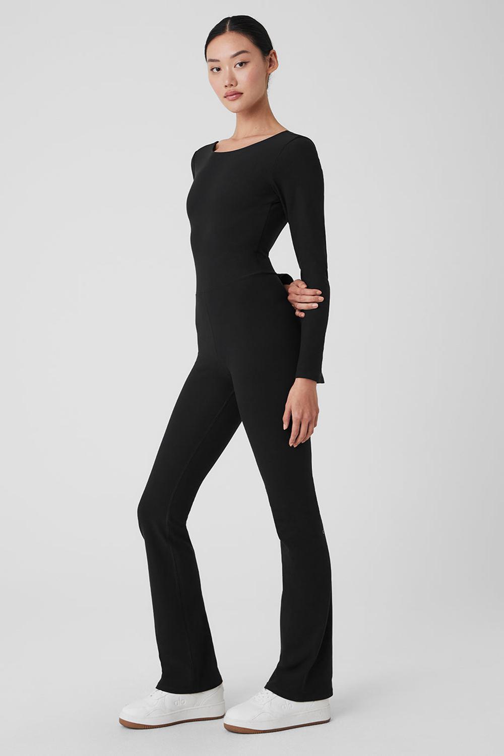 Onesies Alo Yoga Alosoft Melody Full Length Bootcut Mujer Negros | Mexico  SFQ-762095