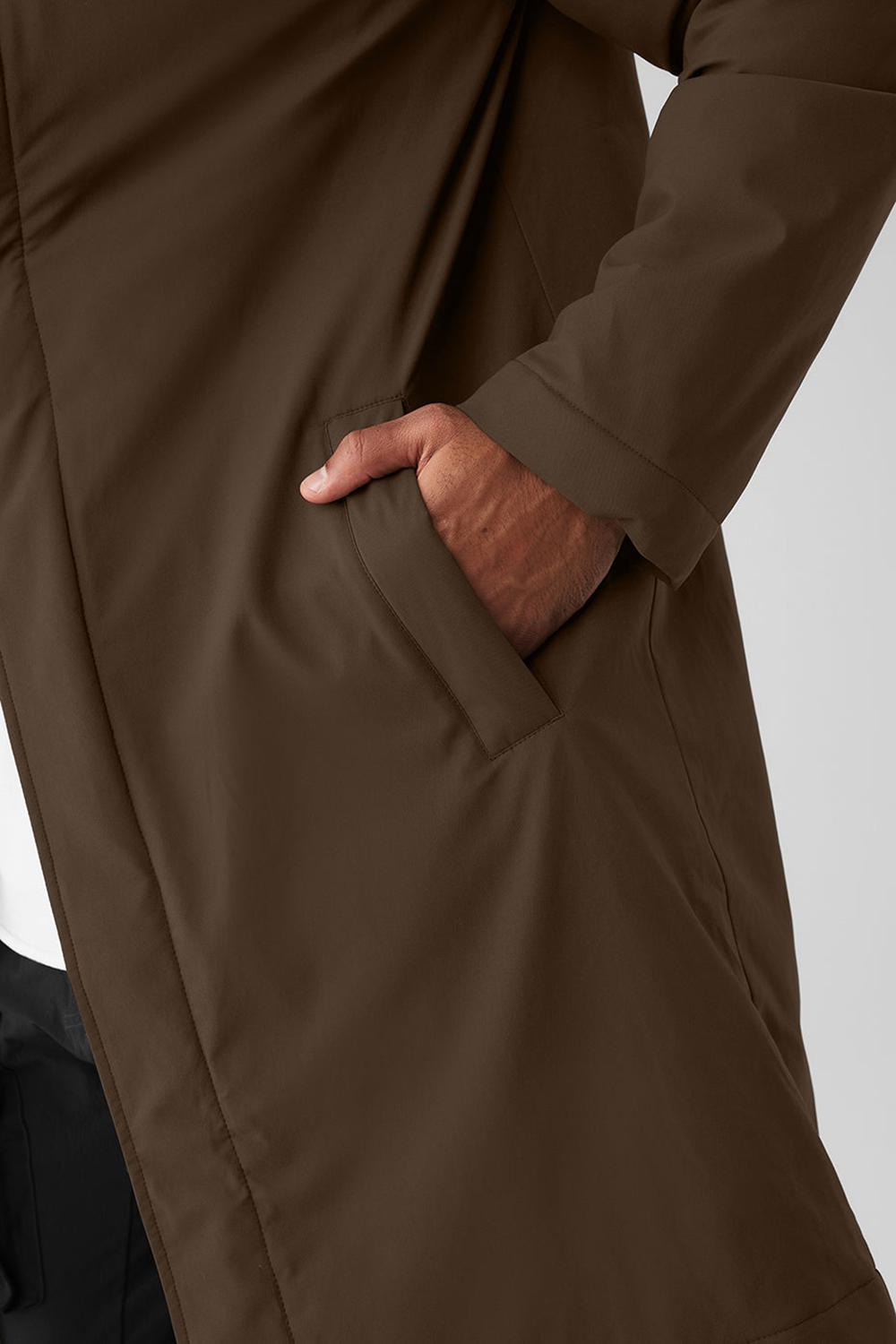 Overcoats Alo Yoga Signature Hombre Espresso | Mexico  GHC-567342