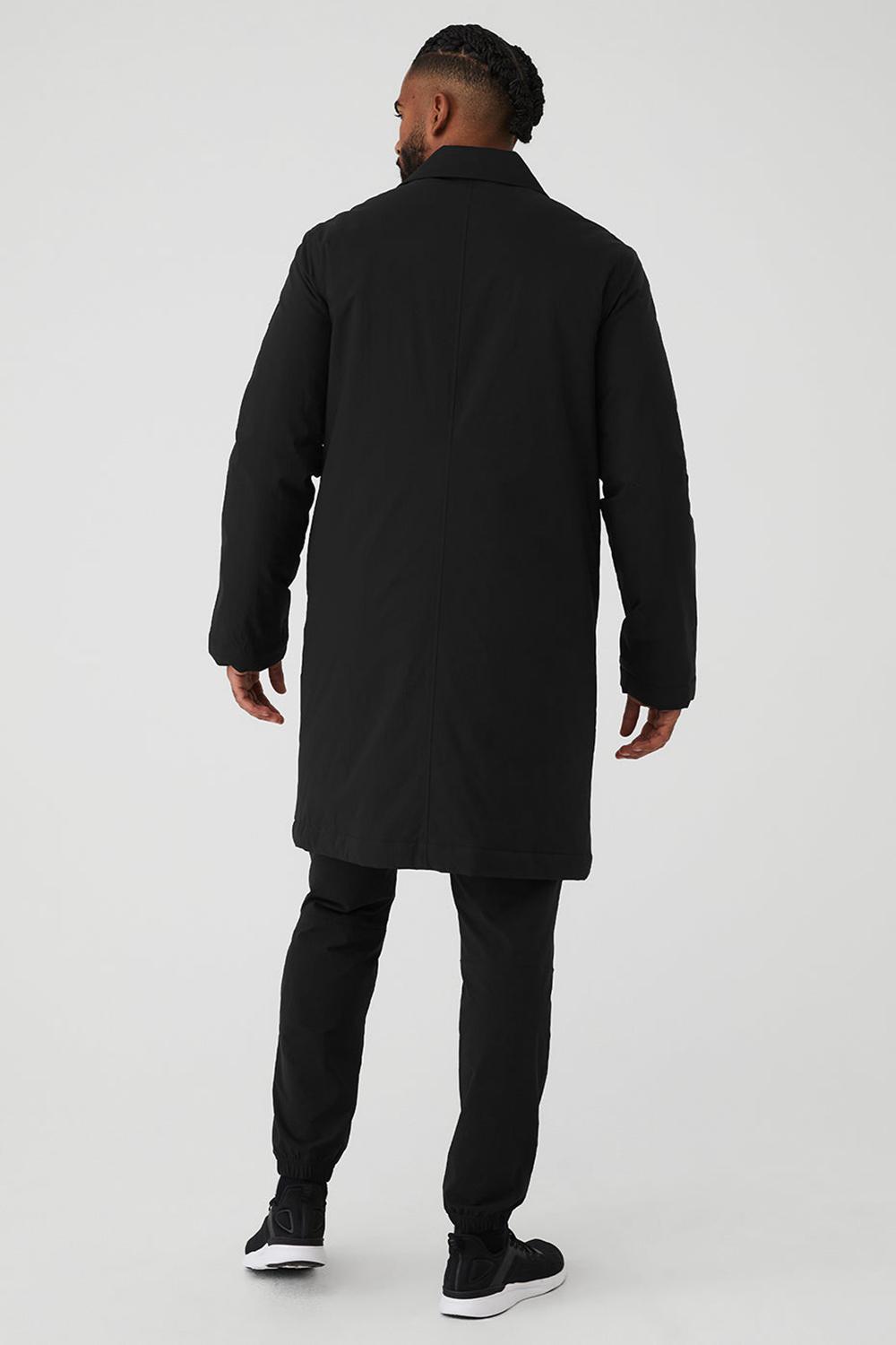Overcoats Alo Yoga Signature Hombre Negros | Mexico  UCW-521439