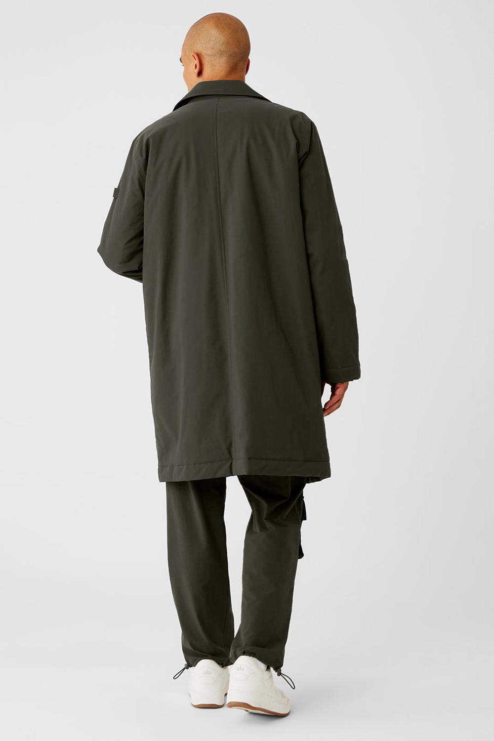 Overcoats Alo Yoga Signature Hombre Verdes | Mexico  IBW-741086