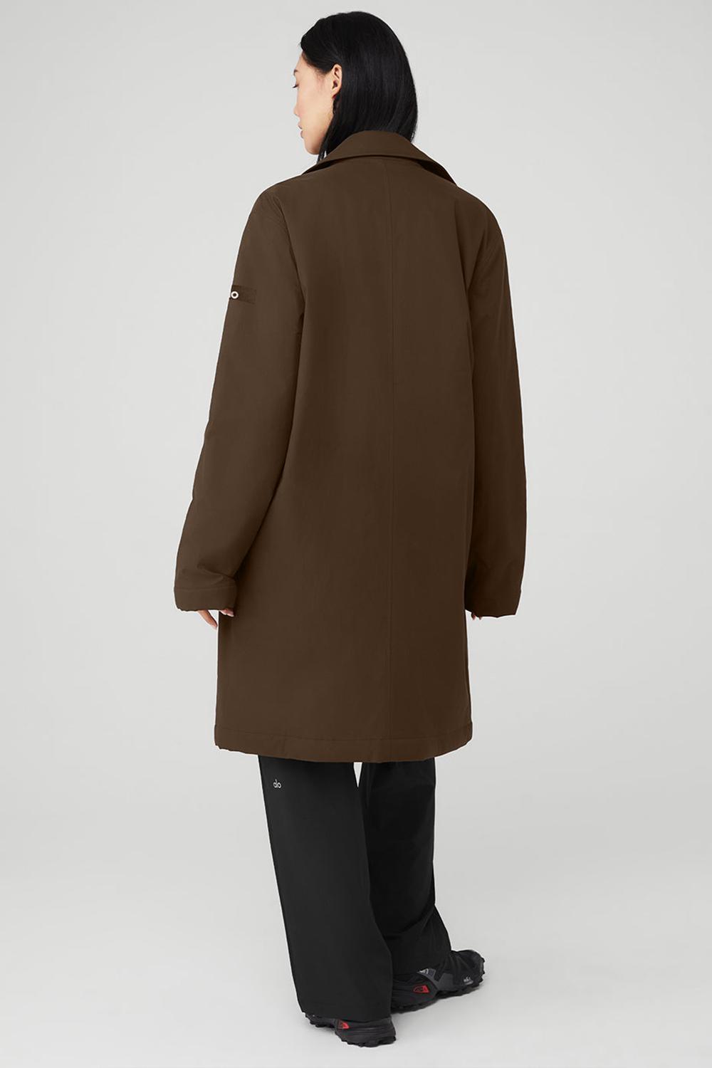 Overcoats Alo Yoga Signature Mujer Espresso | Mexico  AKQ-250714