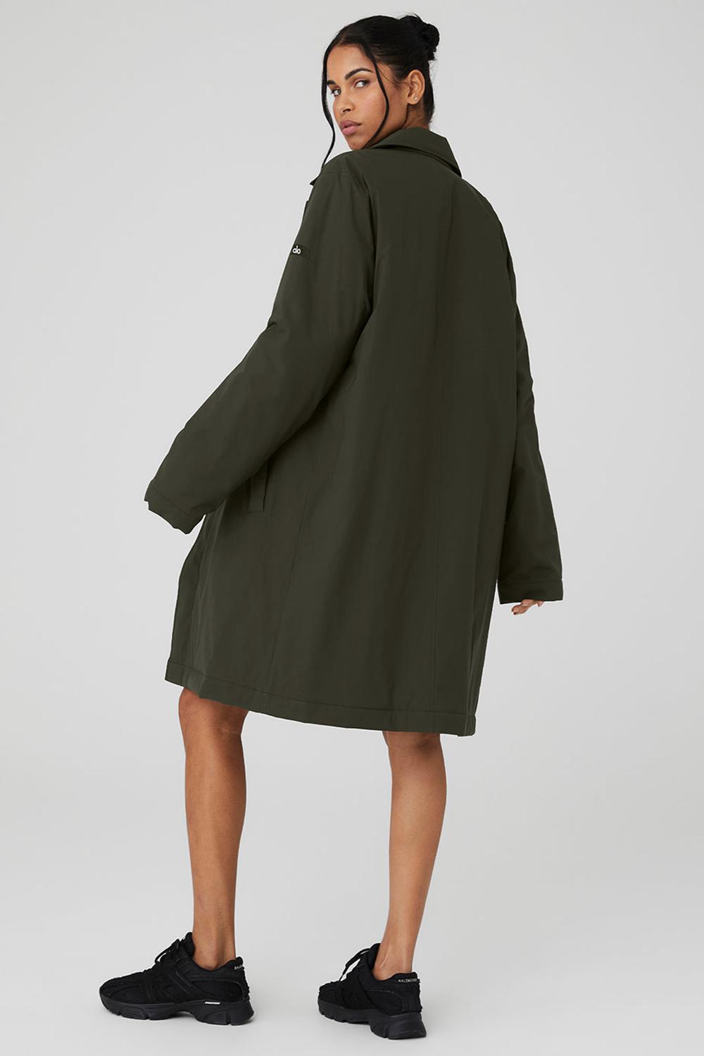 Overcoats Alo Yoga Signature Mujer Verdes | Mexico  OTL-957386