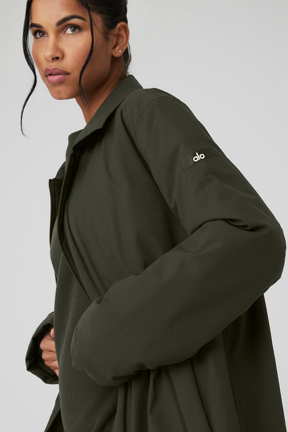 Overcoats Alo Yoga Signature Mujer Verdes | Mexico  OTL-957386