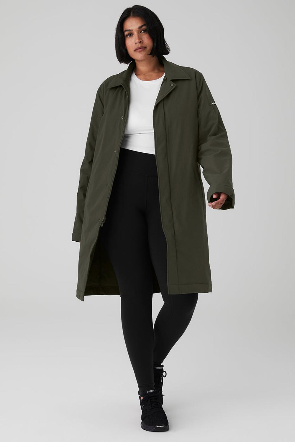 Overcoats Alo Yoga Signature Mujer Verdes | Mexico  OTL-957386